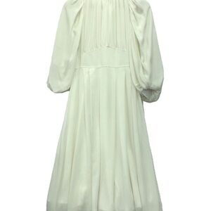 Ford Cream Long Sleeve Maxi Dress